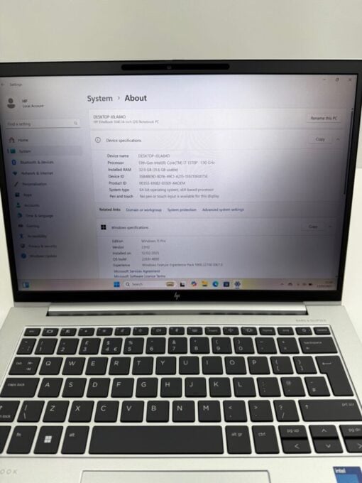 HP 1040 G10 EliteBook 14" i7-13th gen SSD 512GB RAM 32GB Laptop Warranty SKU11981 - Image 10