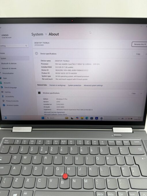 Lenovo ThinkPad X1 Yoga 6th gen 14" i7 11th gen RAM 32GB SSD 512GB Touch SKU11979 - Image 10