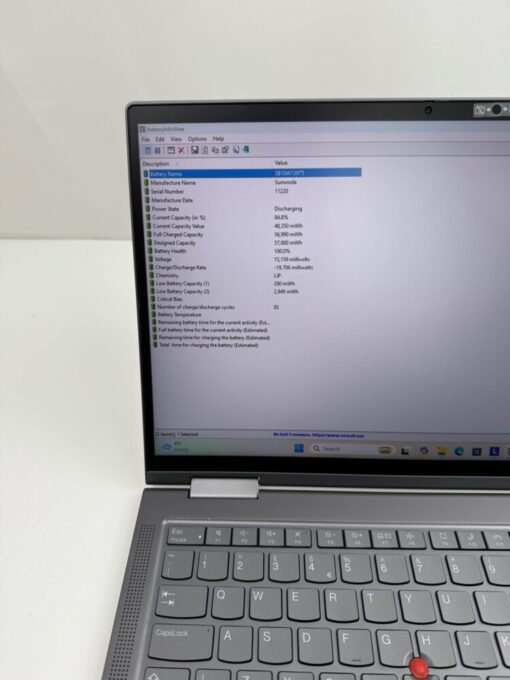 Lenovo ThinkPad X1 Yoga 6th gen 14" Laptop i7 11th gen RAM 32GB SSD 512GB Touch SKU11980 - Image 14