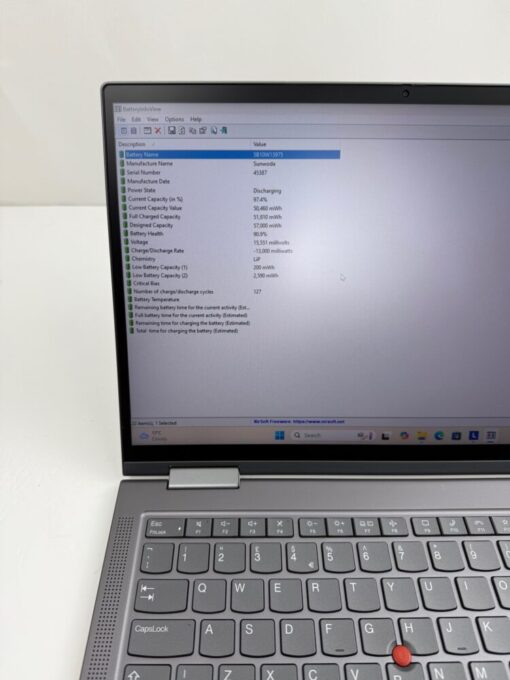 Lenovo X1 Yoga 6th gen 14" Laptop i7 11th gen RAM 32GB SSD 512GB Touch SKU11987 - Image 14