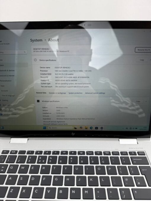 HP Elitebook 1040 x360 Touch G10 i5 13th SSD 1TB RAM 16GB Laptop Warranty Grade A SKU12003 - Image 10