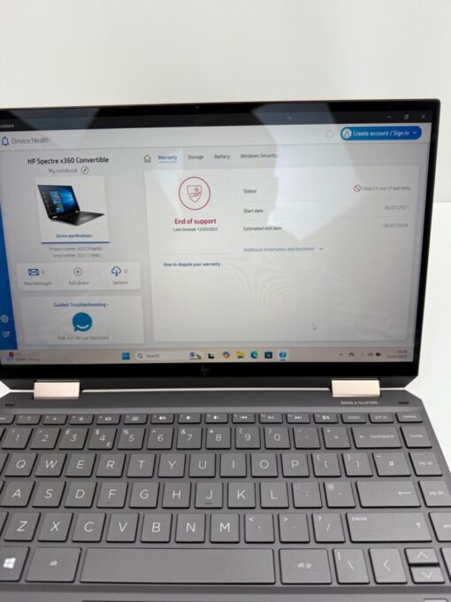 HP Spectre x360 13-AW2024NA 13.3" Touch i7 11th Gen SSD 512GB RAM 16GB Grade A - Laptop SKU12001 - Image 14