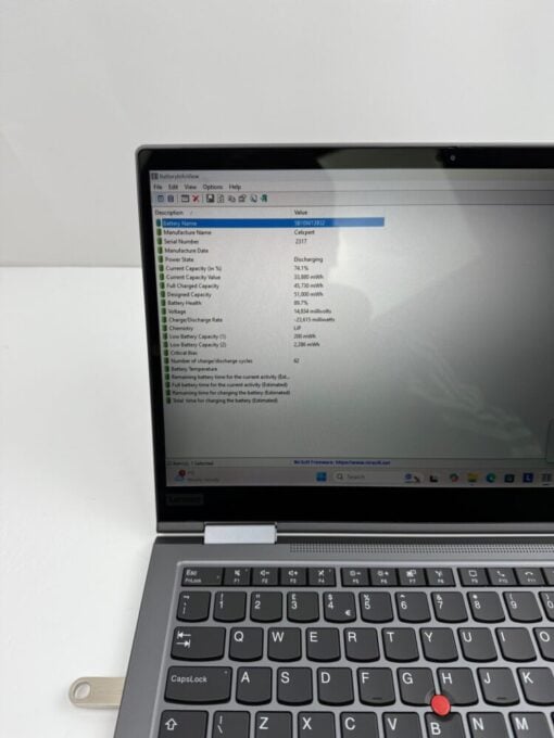 Lenovo ThinkPad X1 Yoga 5th gen 14" i7 10th gen SSD 512GB RAM 16GB Grade A SKU11999 - Image 15