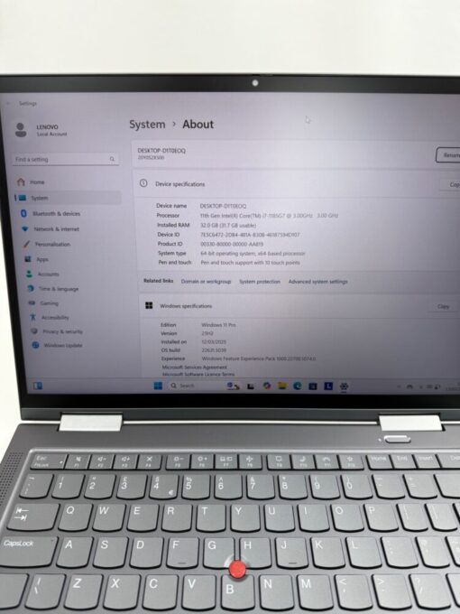 Lenovo X1 Yoga 6th gen 14" Laptop i7 11th gen RAM 32GB SSD 512GB Touch SKU11998 - Image 10