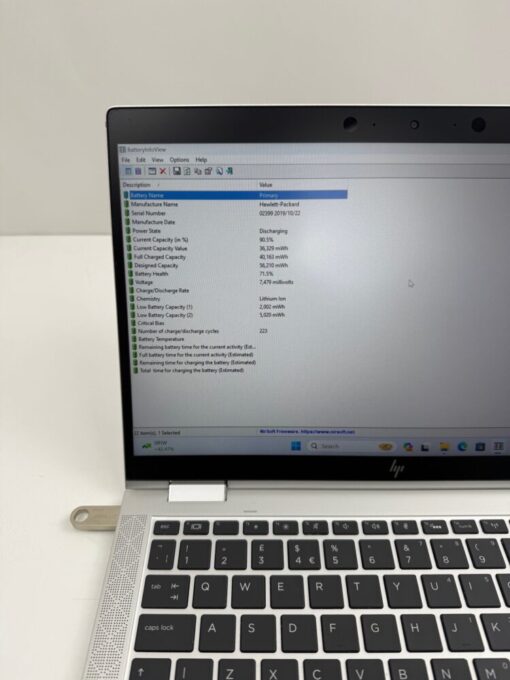 HP Elitebook 1030 x360 G4 14'' i5 8th gen SSD 256GB RAM 8GB laptop SKU11204 - Image 14