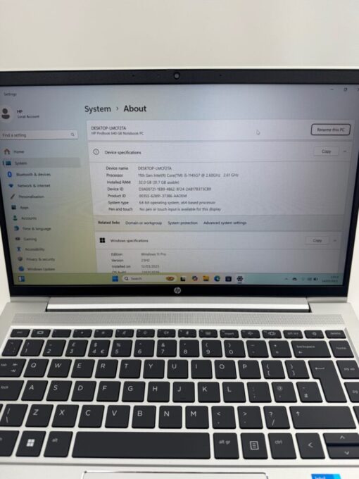 HP Probook 640 G8 14" i5 11th gen RAM 32GB SSD 512GB Laptop SKU12005 - Image 10