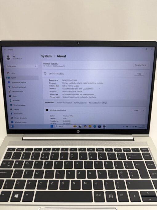 HP Probook 640 G8 14" i5 11th gen RAM 16GB SSD 512GB Laptop SKU12006 - Image 10