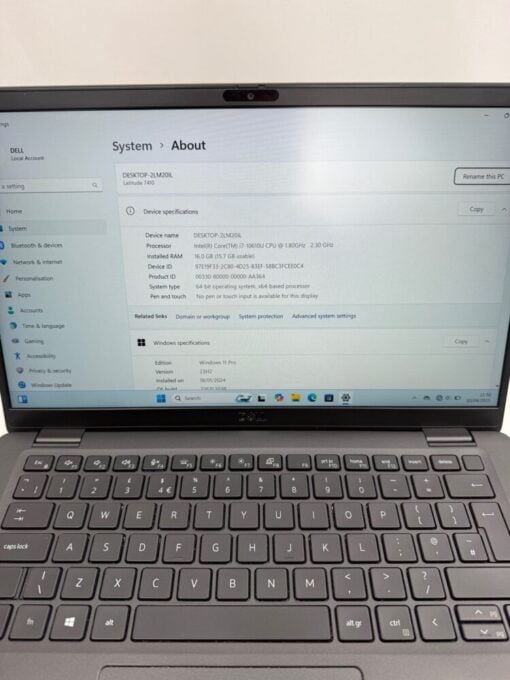 DELL Latitude 7410 14" i7 10th Gen 512GB SSD 16GB RAM Laptop SKU12016 - Image 10