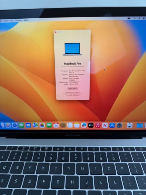 Apple MacBook Pro 2017 A1708 13" i5 SSD 256GB RAM 8GB UK laptop SKU12026 - Image 10