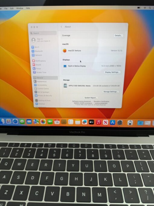 Apple MacBook Pro 2017 A1708 13" i5 SSD 256GB RAM 8GB UK laptop SKU12026 - Image 11