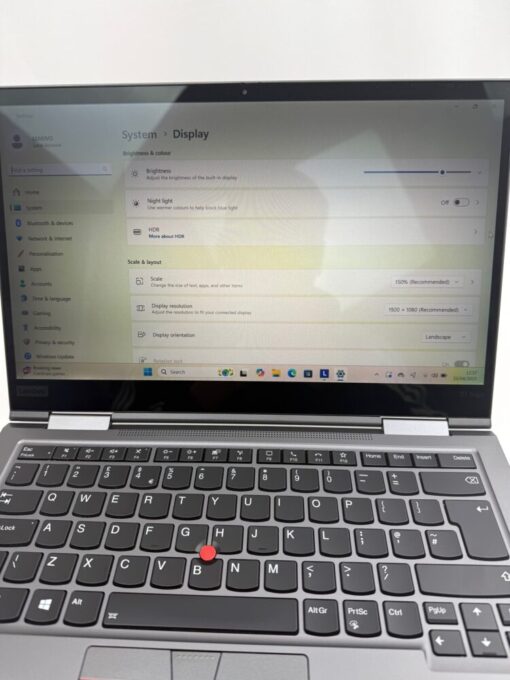 Lenovo ThinkPad X1 Yoga 5th gen 14" i7 10th gen SSD 512GB RAM 16GB Grade A SKU12031 - Image 12