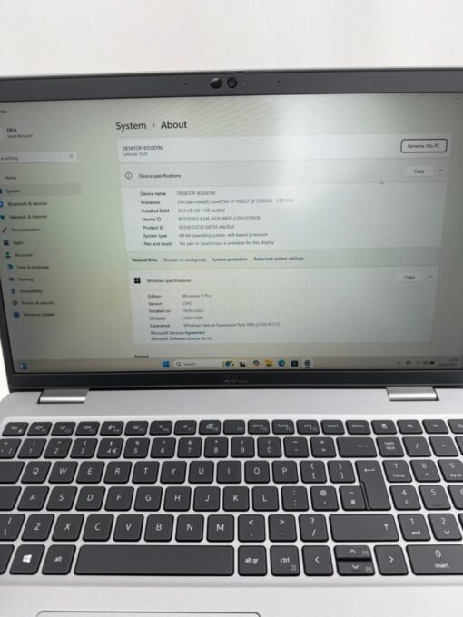 Dell Latitude 5520 15.6" i7 11th gen SSD 512GB RAM 32GB Laptop SKU12029 - Image 10