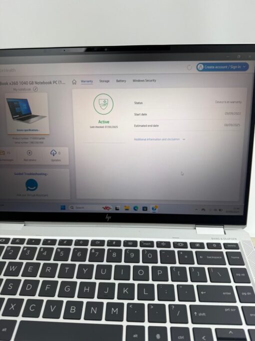 HP EliteBook x360 1040 G8 14" i7 11th gen SSD 512GB RAM 32GB Touch Laptop Warranty SKU12042 - Image 14