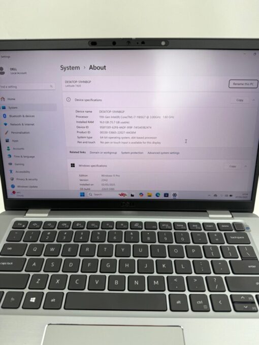DELL Latitude 7420 14" UHD 4K i7 11th Gen 512GB SSD 16GB RAM LAPTOP SKU12052 - Image 10