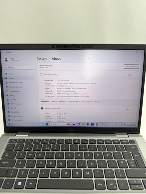LAPTOP DELL Latitude 7420 14" UHD 4K i7 11th Gen 512GB SSD 16GB RAM US KB SKU12051 - Image 12
