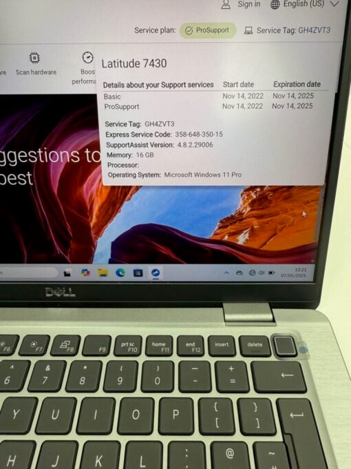 Dell Latitude 7430 14" UHD 4K i7 12th gen SSD 512GB RAM 16GB Laptop Warranty SKU12048 - Image 14