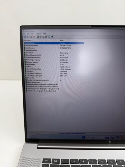 HP Zbook 16 Studio G10 16" i7 13th Gen SSD 512GB RAM 32GB RTX 3000 ADA SKU12054 - Image 14
