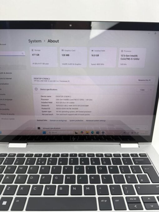HP Elitebook 1040 x360 Touch G9 i5 12th SSD512GB RAM16GB SKU12055 - Image 11