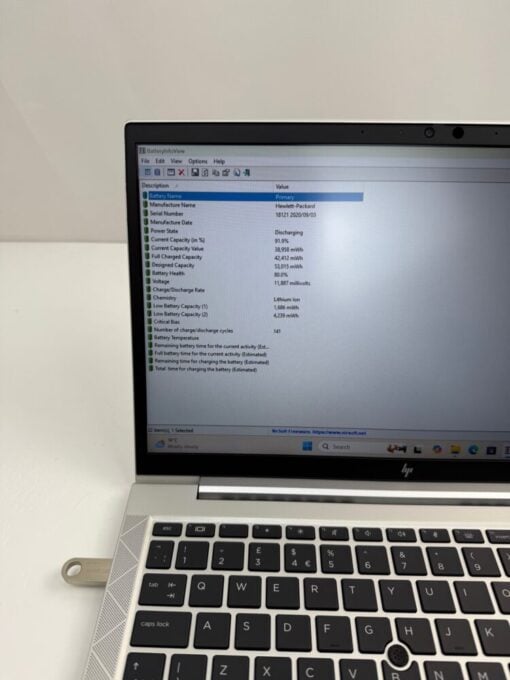 HP Elitebook 840 G7 14" i5 10th Gen SSD 256GB RAM 16GB Laptop SKU120614 - Image 13