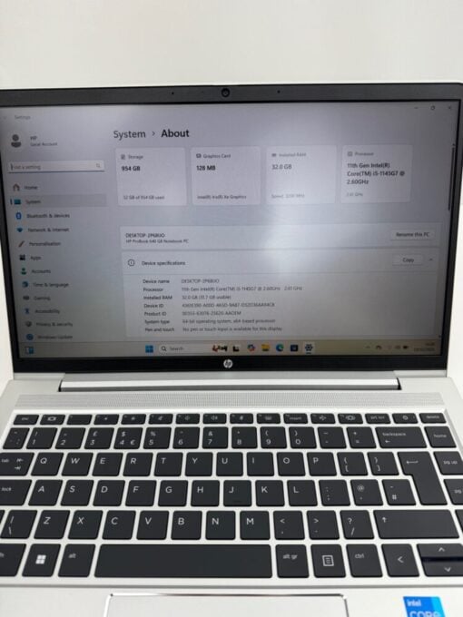 HP Probook 640 G8 14" i5 11th gen RAM 32GB SSD 1TB Laptop Warranty SKU12058 - Image 10