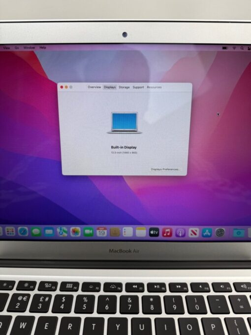 Apple MacBook AIR A1466 13" i5 CPU 2017 RAM 8GB SSD 256GB Grade A- SKU12067 - Image 11