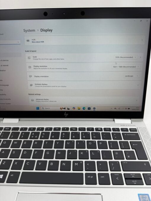 HP Elitebook 1030 x360 G4 14'' i5 8th gen SSD 256GB RAM 8GB laptop SKU12057 - Image 12