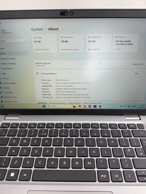 Dell Latitude 5440 14'' i5 13th gen RAM 32GB SSD 512GB laptop SKU120745 - Image 9