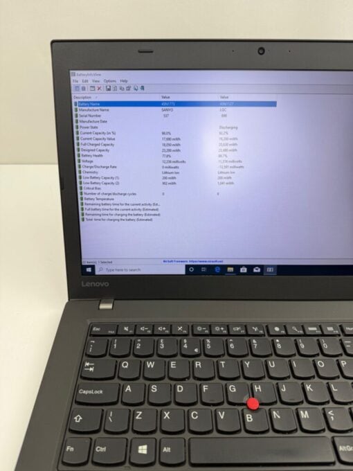 Lenovo ThinkPad T460 14" i5 6th gen SSD 180GB RAM 8GB Grade A- Laptop SKU12086 - Image 14