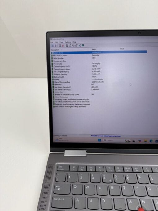 Lenovo Thinkpad X1 Yoga 6th gen 14" i7 11th gen RAM 32GB SSD 512GB Touch SKU12085 - Image 13