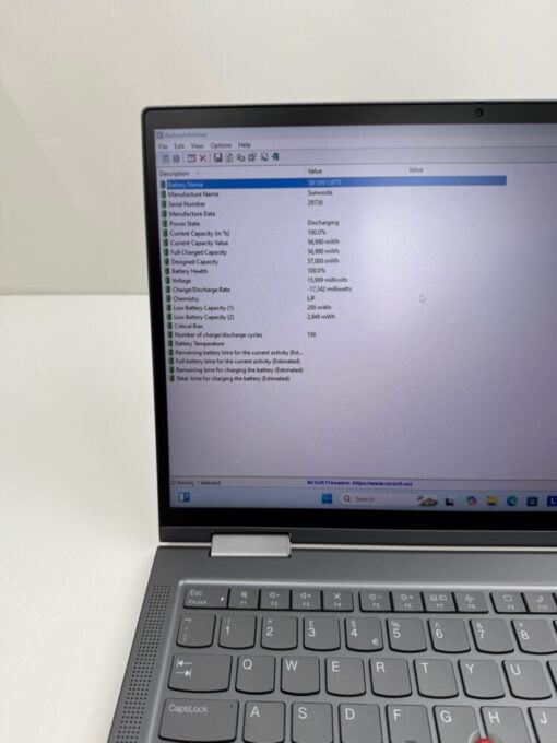 Lenovo Thinkpad Yoga 6th gen X1 14" i7 11th gen SSD 512GB RAM 32GB SKU12084 - Image 13