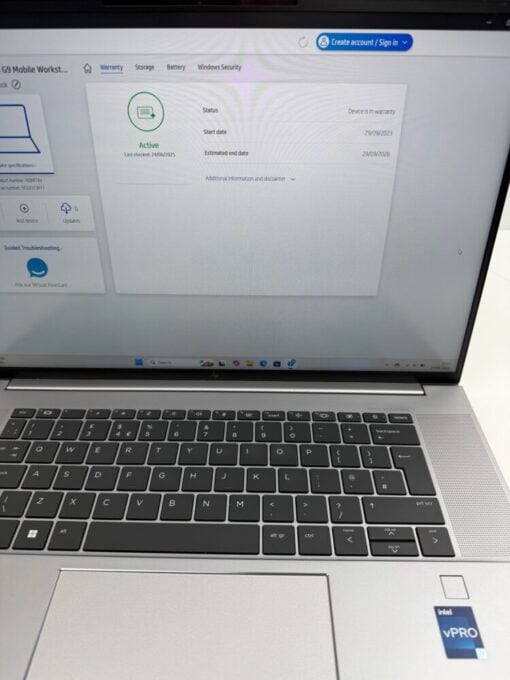 HP Zbook Studio G9 16" i7 12th Gen SSD 512GB RAM 32GB Nvidia RTXA3000 Laptop SKU12087 - Image 12