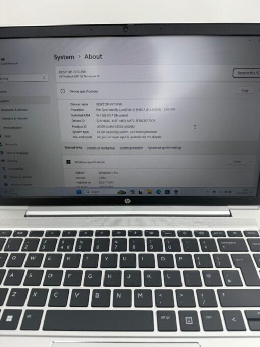 HP Probook 640 G8 14" i5 11th gen RAM 16GB SSD 512GB Laptop SKU12094 - Image 10