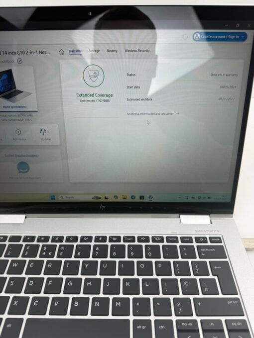 HP Elitebook 1040 x360 Touch G10 i5 13th SSD 1TB RAM 16GB Laptop Warranty Grade A SKU12092 - Image 12
