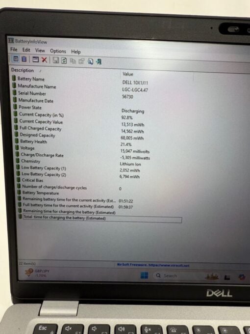 Dell Latitude 5410 14" i5 10th gen SSD 256GB RAM 16GB warranty Grade B- Laptop SKU13000 - Image 14