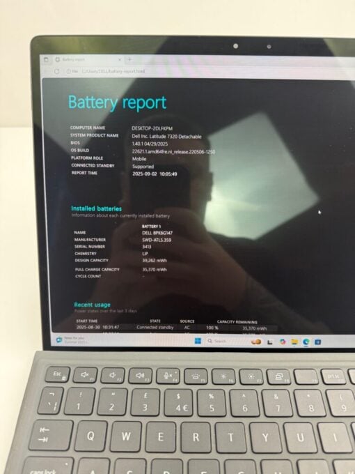 DELL Latitude 7320 13" Detachable i7 11th Gen 16GB RAM 512GB SSD Laptop Tablet SKU13020 - Image 9