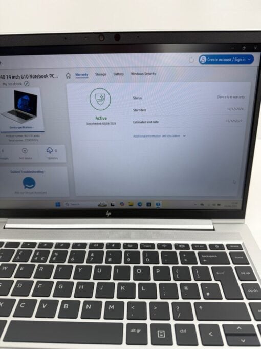 HP EliteBook 640 G10 14" i5 13th gen RAM 32GB SSD 512GB warranty laptop SKU13022 - Image 12