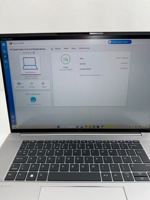 HP Zbook Studio G9 16" i7 12th Gen SSD 512GB RAM 32GB Nvidia RTXA3000 Laptop SKU13033 - Image 12