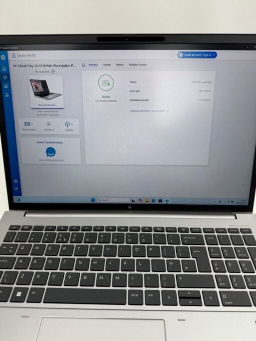 HP Zbook Fury G9 16" i7 12th SSD 512GB RAM 32GB NVIDIA RTX A3000 WORKSTATION LAPTOP SKU13034 - Image 12