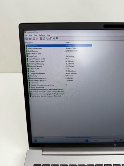 HP Zbook Fury G9 16" i7 12th SSD 512GB RAM 32GB NVIDIA RTX A3000 WORKSTATION LAPTOP SKU13034 - Image 13