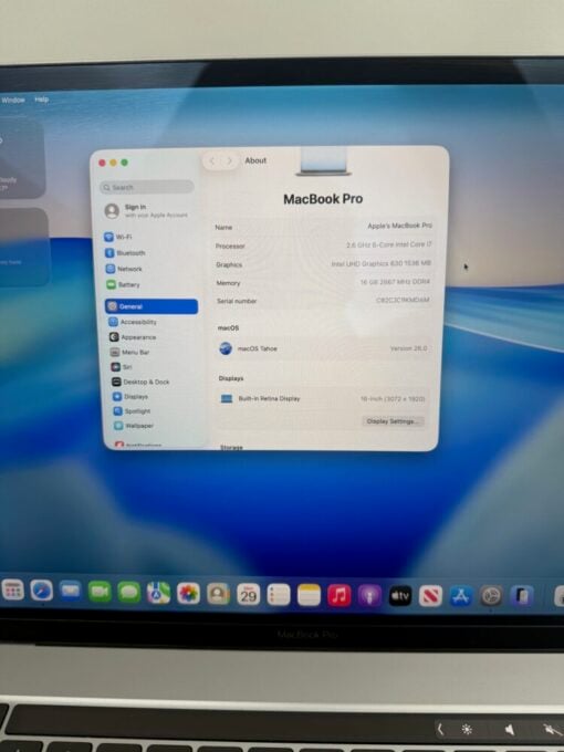 Apple MacBook Pro 2019 A2141 16" i7 SSD 512GB RAM 16GB RADEON Laptop SKU13038 - Image 11