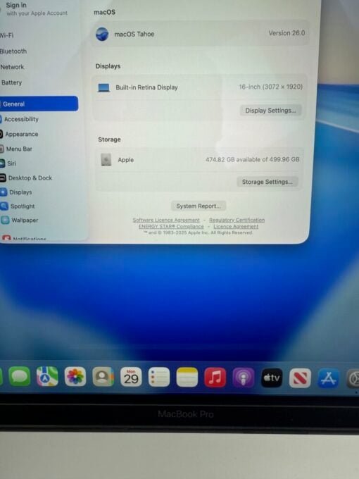 Apple MacBook Pro 2019 A2141 16" i7 SSD 512GB RAM 16GB RADEON Laptop SKU13038 - Image 12
