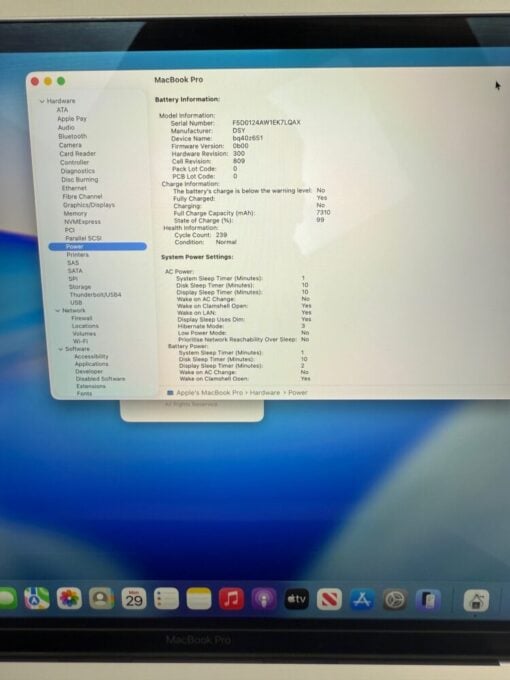 Apple MacBook Pro 2019 A2141 16" i7 SSD 512GB RAM 16GB RADEON Laptop SKU13038 - Image 13