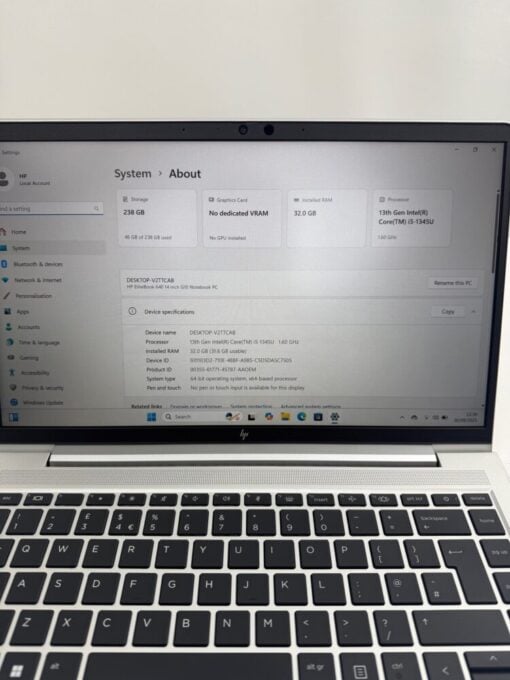 HP EliteBook 640 G10 14" i5 13th gen RAM 32GB SSD 256GB warranty laptop SKU13041 - Image 10
