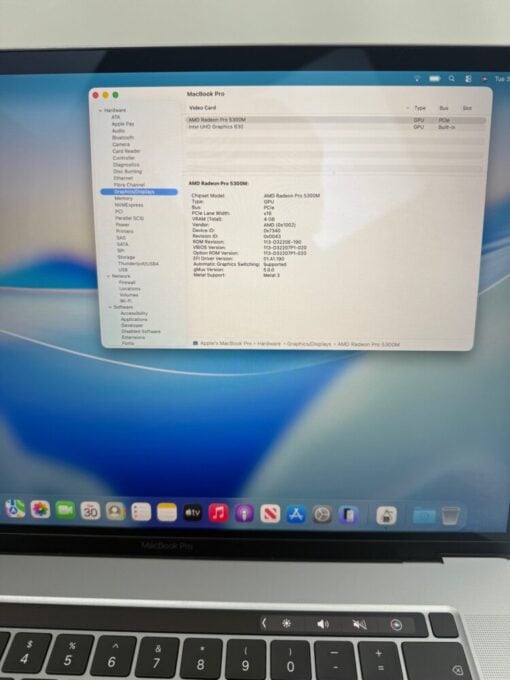 Apple MacBook Pro 2019 A2141 16" i7 SSD 512GB RAM 16GB RADEON Laptop SKU13039 - Image 12