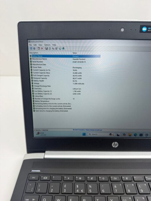 HP ProBook 430 G5 14" i5 8th gen SSD 256GB RAM 16GB Laptop 13032 - Image 11
