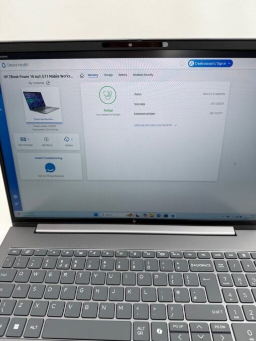 HP Zbook 16 Power G11 16" ULTRA 7 155H SSD 1TB RAM 32GB RTX A1000 Workstation Warranty Laptop SKU13045 - Image 12