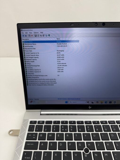 HP Elitebook 840 G8 14" i5 11th gen RAM 16GB SSD 256GB Business Laptop SKU13048 - Image 11