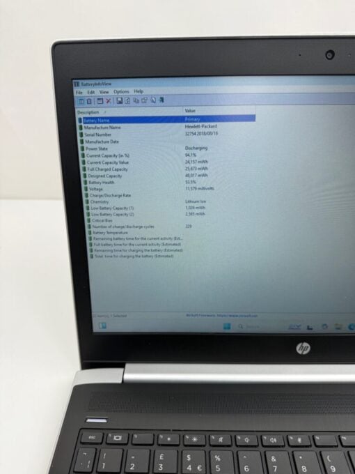 HP ProBook 450 G5 14" i5 8th gen SSD 256GB RAM 16GB Windows 11 Laptop 13049 - Image 12