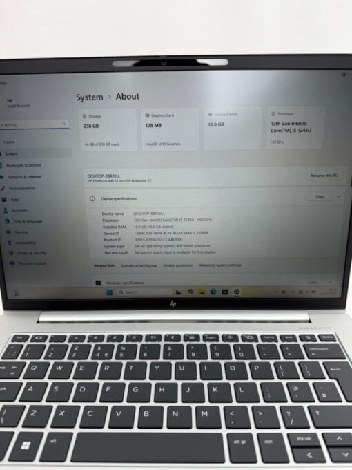 HP Elitebook 840 G9 14" i5 12th Gen RAM 16GB SSD 256GB BUSINESS LAPTOP WINDOWS 11 13052 - Image 10