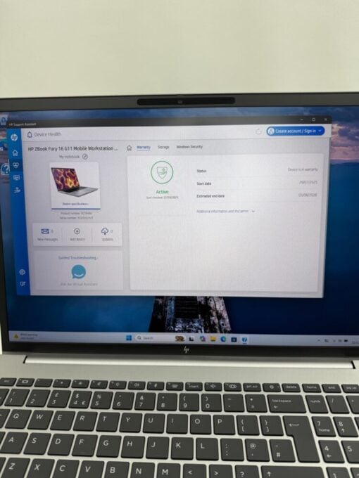 HP Zbook 16 Fury G11 16" i9 SSD 512GB RAM 64GB RTX 3500 ADA Workstation Warranty Laptop SKU13058 - Image 13